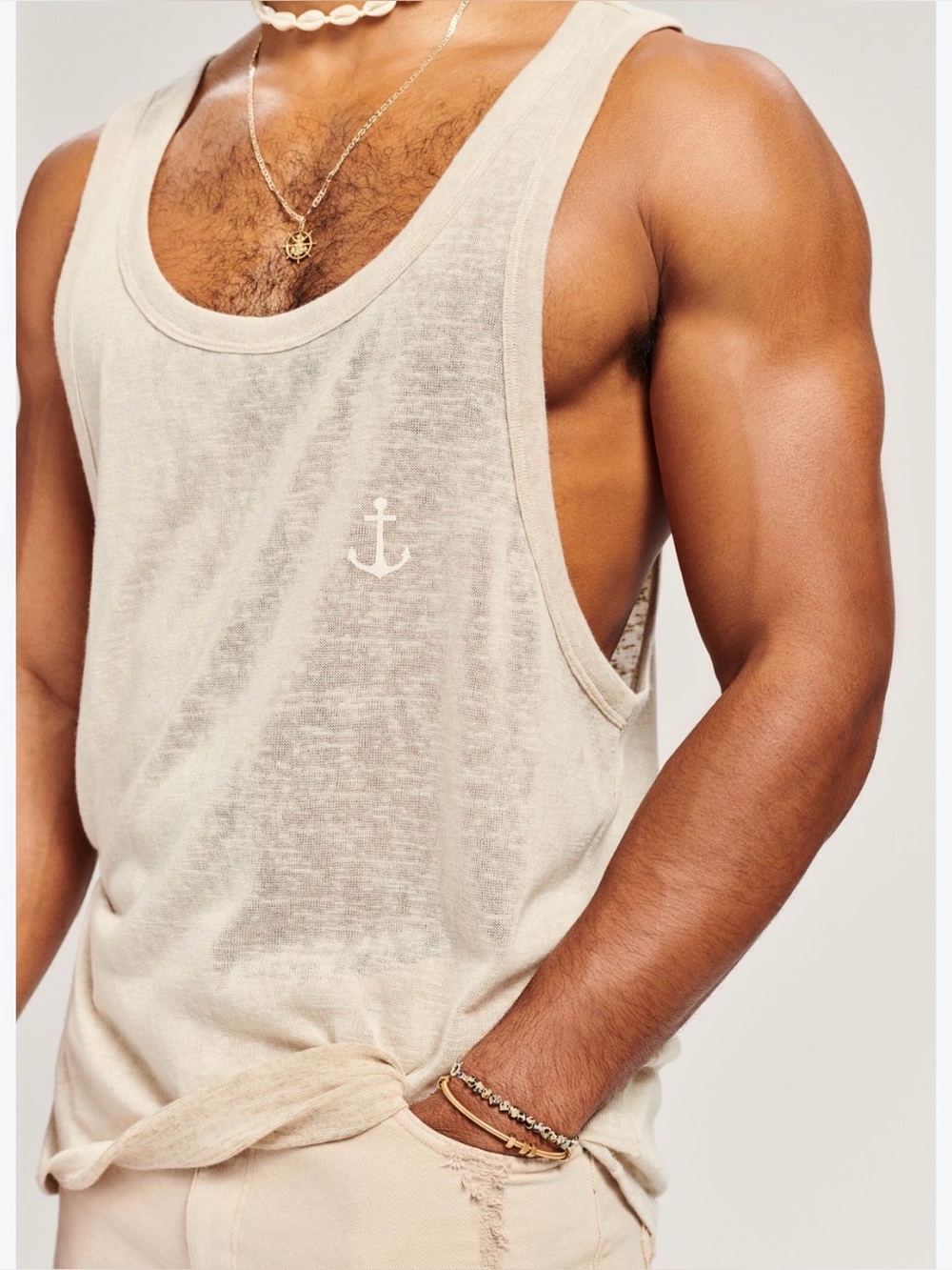 Ser.o.ya seroya Toby tank tan sz medium